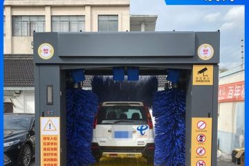 加油站的自動(dòng)洗車(chē)機-一鍵啟動(dòng)自動(dòng)清洗[隆茂鑫晟]